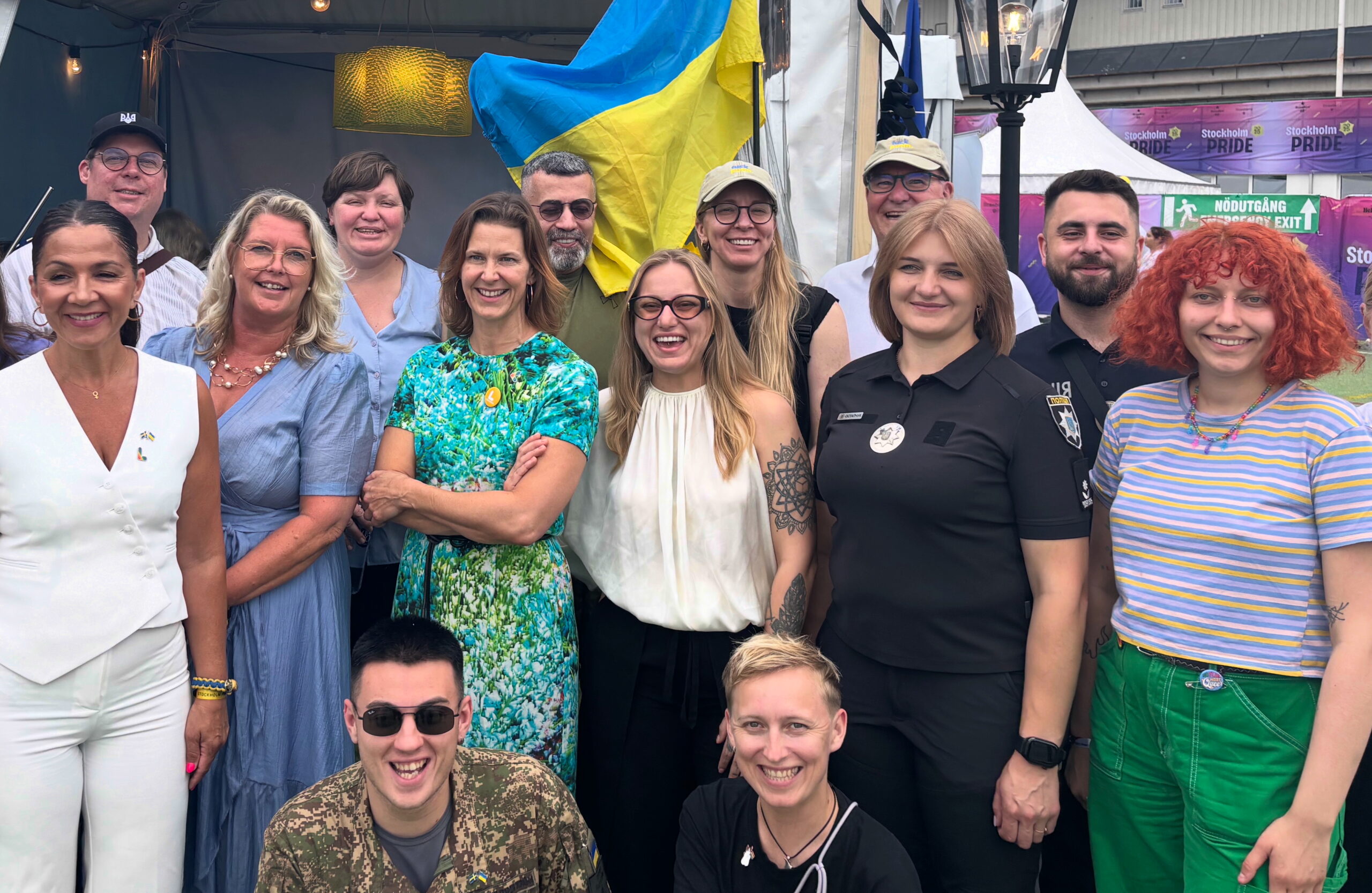 Ukrainskt deltagande i Pridefestivalen!